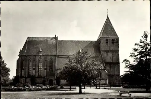 Ak Rheden Gelderland, Ned. Herv. Kerk