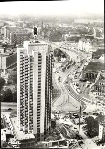 Ak Leipzig in Sachsen, Hochhaus