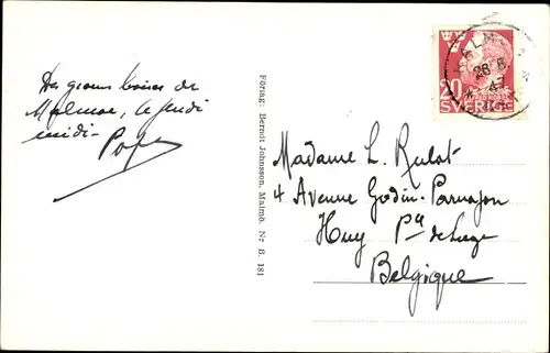 Ak Malmö Schweden, Carl X Gustafs staty