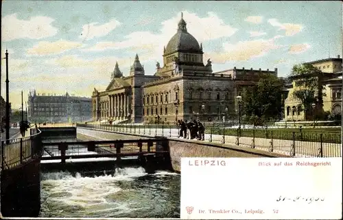 Ak Leipzig in Sachsen, Blick auf das Reichsgericht