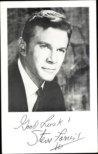 Foto Schauspieler Steve Forest, Portrait, Autogramm