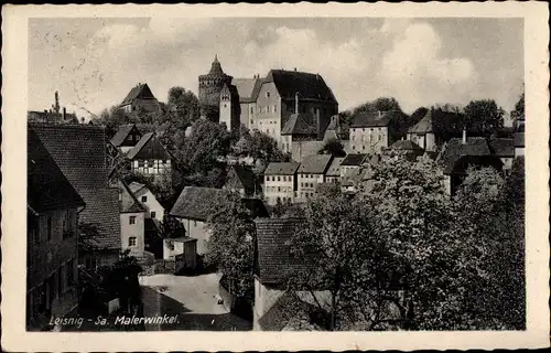 Ak Leisnig in Sachsen, Malerwinkel