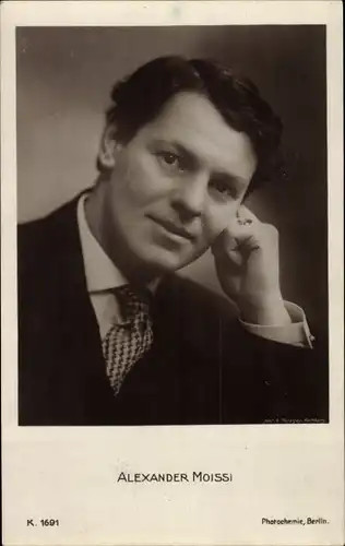 Ak Schauspieler Alexander Moissi, Portrait