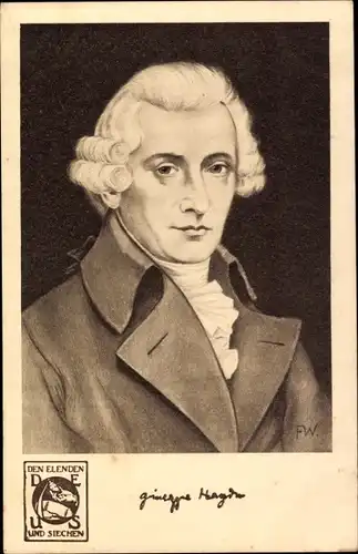 Künstler Ak Komponist Joseph Haydn, Giuseppe, Portrait