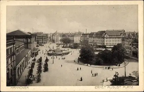 Ak Hannover in Niedersachsen, Ernst-August-Platz