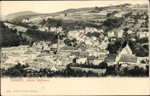 Ak Sebnitz Sächsische Schweiz, Panorama