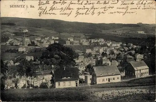 Ak Sebnitz Sächsische Schweiz, Panorama