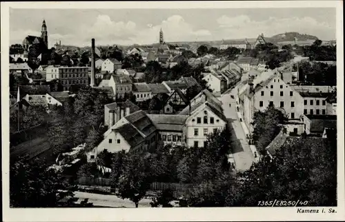 Ak Kamenz Sachsen, Blick auf den Ort