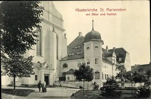 Ak Panschwitz Kuckau Oberlausitz, Kloster St. Marienstern, Klosterkirche, Abtei, Institut