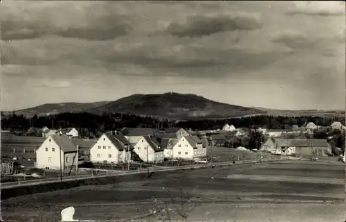 Ak Lawalde Oberlausitz, Panorama mit Löbauer Berg