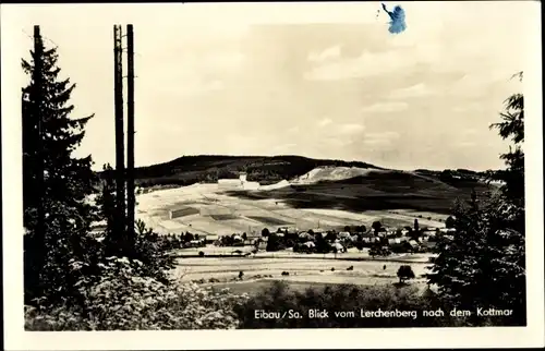 Ak Eibau Kottmar in der Oberlausitz, Blick vom Lerchenberg nach dem Kottmar