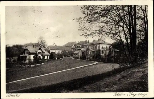 Ak Herrnhut in der Oberlausitz, Blick vom Hengstberg