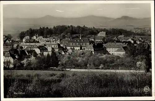 Ak Herrnhut in Sachsen, Blick vom Hutberg