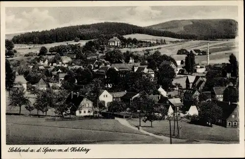 Ak Sohland an der Spree, Panorama mit Hohberg