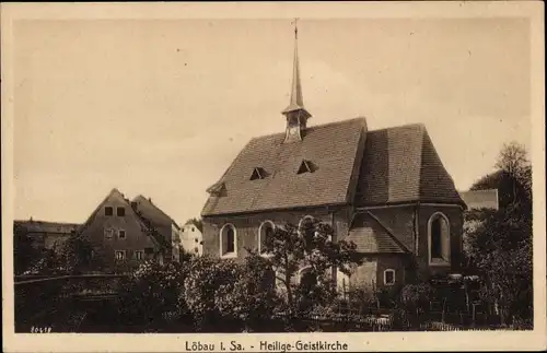 Ak Löbau in Sachsen, Heiligegeistkirche