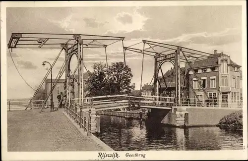 Ak Rijswijk Südholland Niederlande, Geestbrug