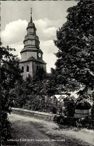 Ak Eversberg Meschede im Sauerland, Pfarrkirche