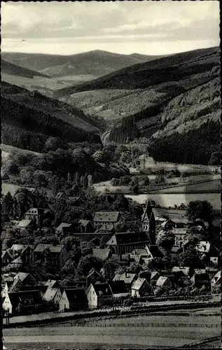 Ak Olsberg im Sauerland, Blick auf das Ruhrtal