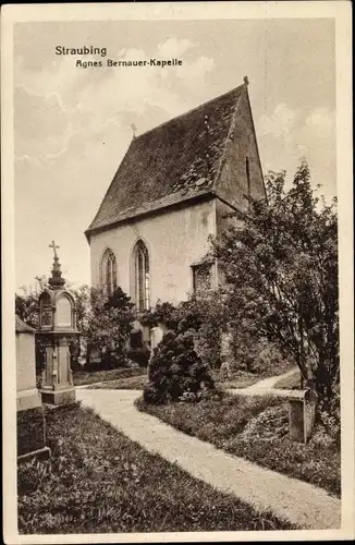 Ak Straubing, Blick auf die Agnes Bernauer Kapelle