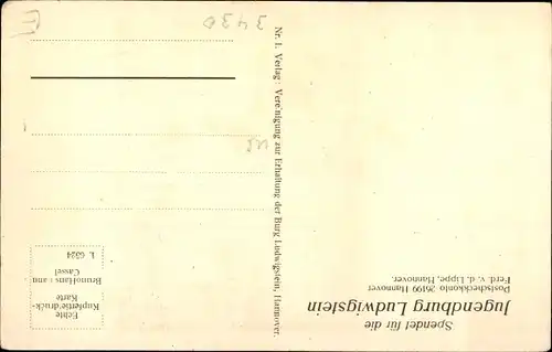 Ak Werleshausen Witzenhausen an der Werra, Jugendburg Ludwigstein