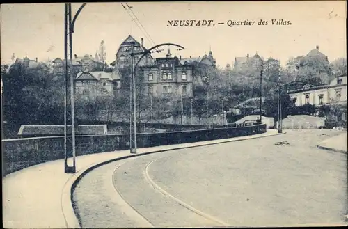 Ak Neustadt an der Weinstraße, Quartier des Villas, Villenquartier