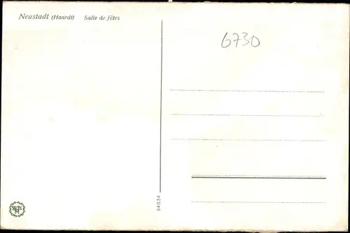 Ak Neustadt an der Haardt Neustadt an der Weinstraße, Saalbau, Straßenbahn