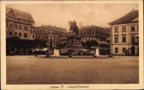 Ak Landau in der Pfalz, Luitpold-Denkmal