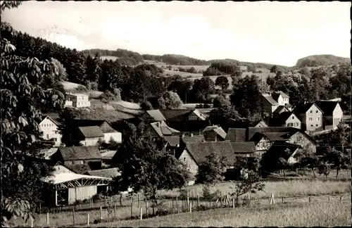 Ak Allertshofen Modautal im Odenwald, Panorama vom Ort