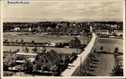 Ak Großdubrau im Kreis Bautzen, Blick vom Wasserturm auf den Ort