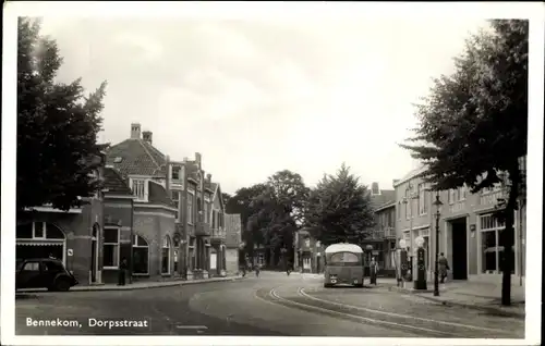 Ak Bennekom Gelderland, Dorpsstraat