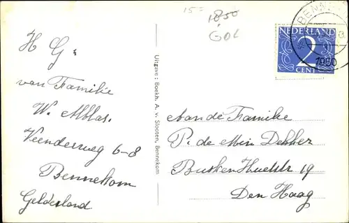 Ak Bennekom Gelderland, Dorpsstraat