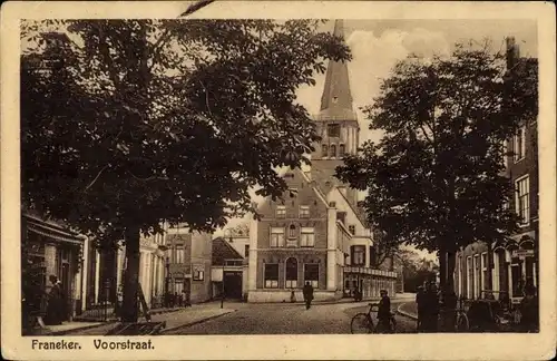 Ak Franeker Friesland Niederlande, Voorstraat