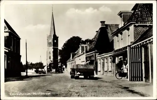 Ak Roordahuizum Leeuwarden Friesland Niederlande, Hoofdstraat