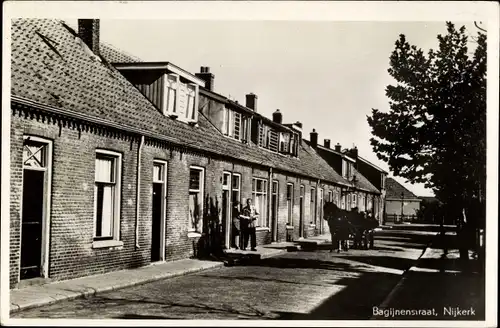 Ak Nijkerk Gelderland, Bagijnenstraat