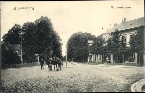 Ak Ahrensburg in Holstein, Großestraße
