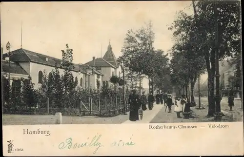 Ak Hamburg Eimsbüttel Rotherbaum, Rotherbaum Chaussee, Velodrom