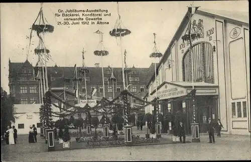 Ak Hamburg Altona, Ausstellung für Bäckerei, Konditorei und verwandte Gewerbe 1912