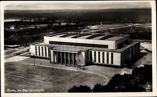 Ak Berlin, Deutschland-Hall, Halle d'Allemagne