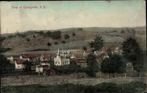 Ak Youngsville New York USA, General view