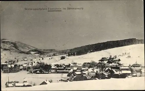 Ak Železná Ruda Markt Eisenstein Region Pilsen, Gesamtansicht