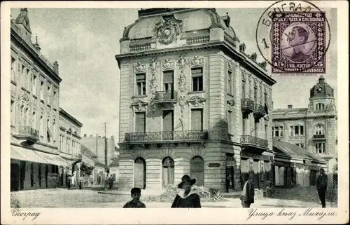 Ak Beograd Belgrad Serbien, La rue du Prince Michel