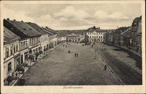 Ak Skuteč Skuč Skutsch Region Pardubice, Namesti, Platz