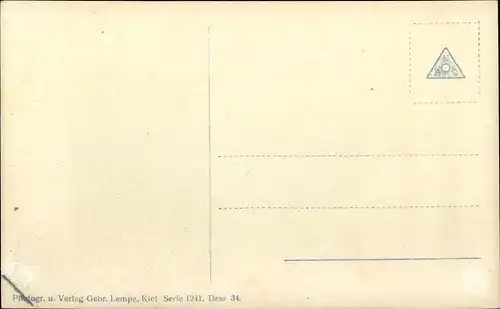 Ak Deutsches Kriegsschiff, SMS München, Kaiserliche Marine, Fahnen, Wappen