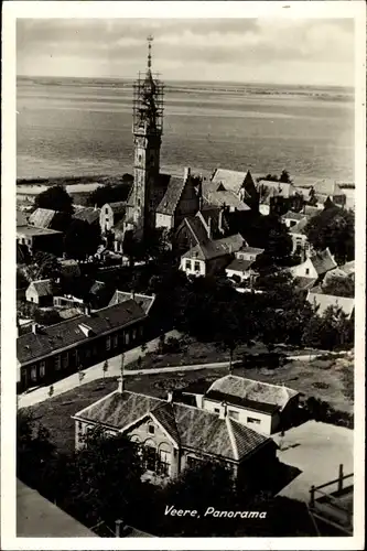 Ak Veere Zeeland Niederlande, Panorama