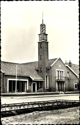 Ak Kortgene Noord Beveland Zeeland Niederlande, Gemeentehuis