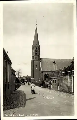 Ak Biezelinge Zeeland Niederlande, Ned. Herv. Kerk