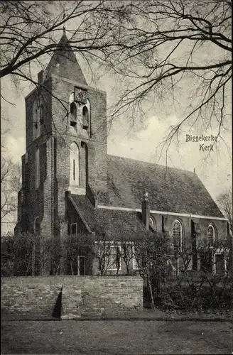 Ak Biggekerke Zeeland Niederlande, Kerk