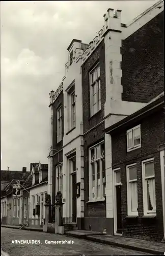 Ak Arnemuiden Zeeland, Gemeentehuis