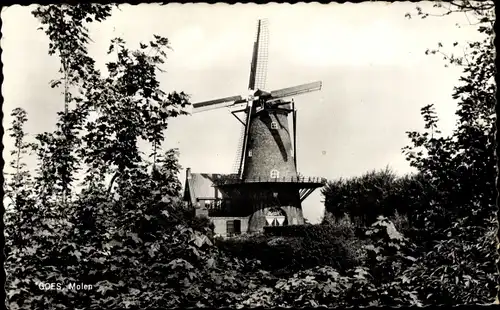 Ak Goes Zeeland Niederlande, Molen