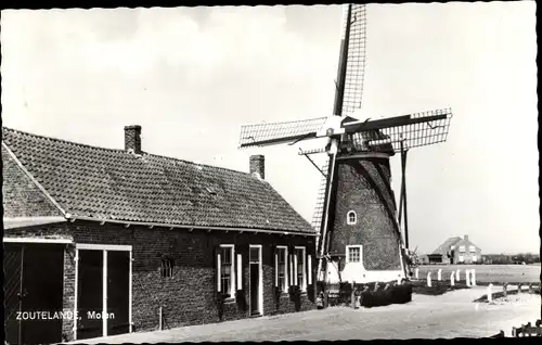Ak Zoutelande Veere Zeeland Niederlande, Molen